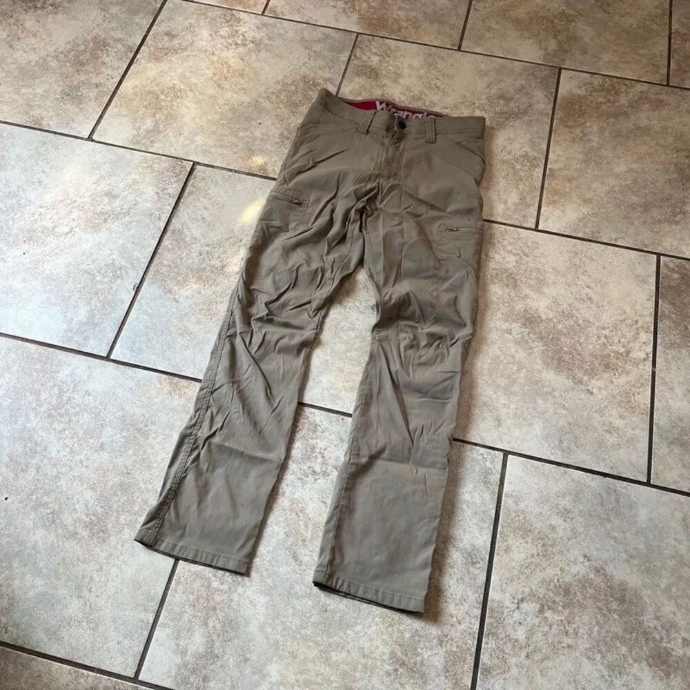 Wrangler ATG Khaki Tan Outdoor Cargo Hiking Pants Mens 29x30